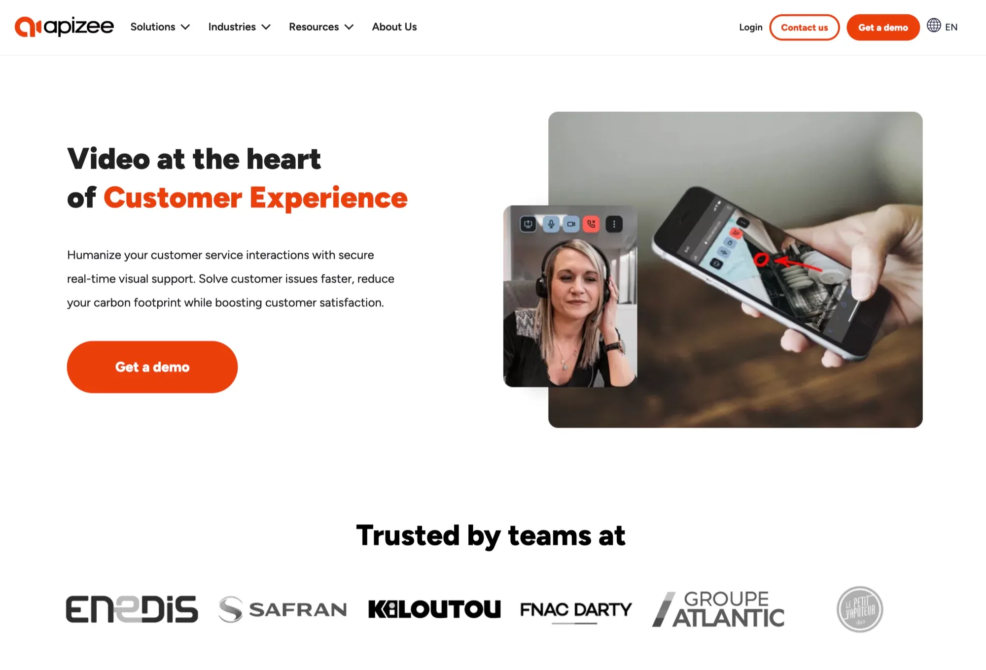 Apizee website