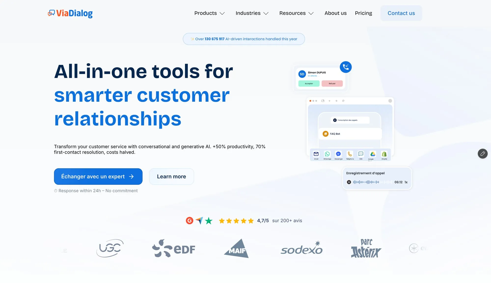 ViaDialog website